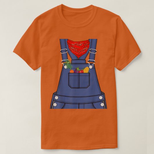Halloween Costume For Kids Adults Farmer Costume  Tシャツ (デザイン正面)