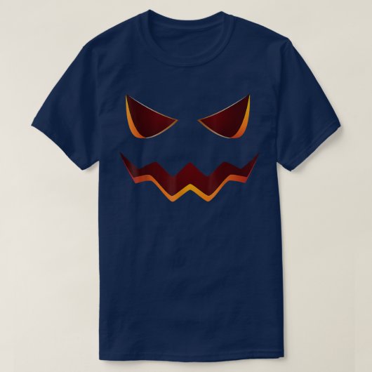 Halloween Costume Jack O' Lantern Pumpkin Face Wom Tシャツ (デザイン正面)