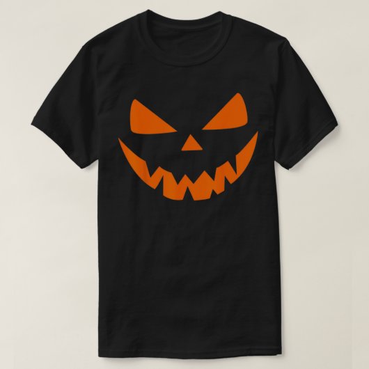 Halloween Costume Jack O' Lantern Pumpkin Face Wom Tシャツ (デザイン正面)