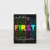 Halloween Costume Oh Hey First Grade Teachers Stud カード (正面)