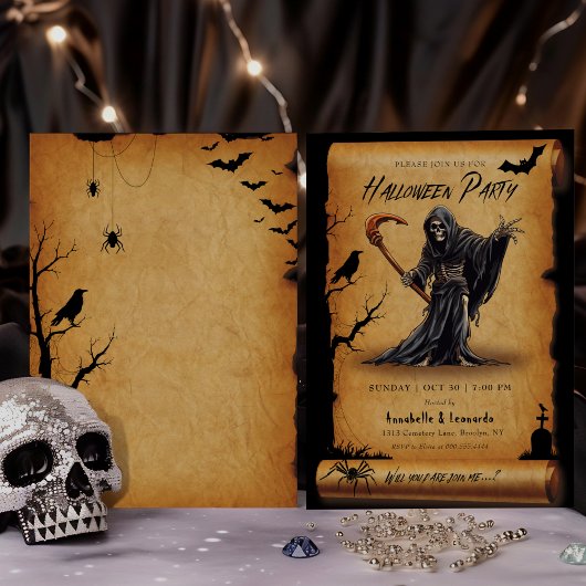 Halloween Costume Party Invitation 招待状