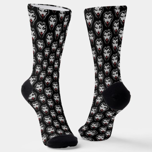 Halloween Costume Socks Vampire Girl Socks ソックス (傾斜あり)