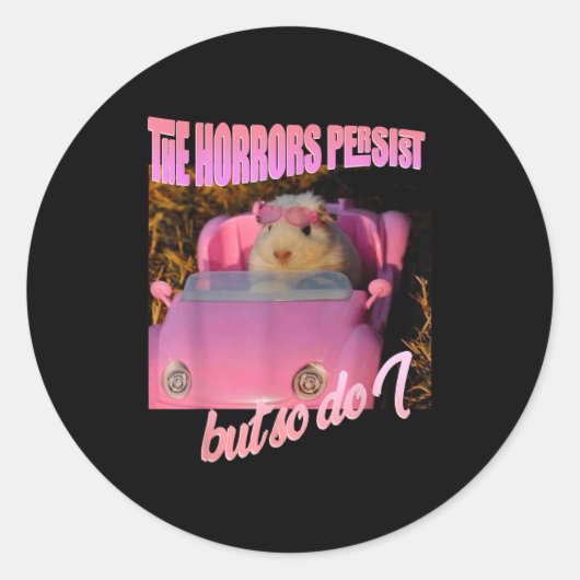 Halloween Costume - The Horrors Persist But So Do  ラウンドシール (正面)