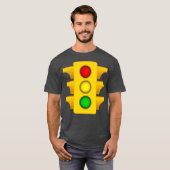 Halloween Costume Traffic Light funny simple Tシャツ (正面フル)