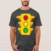 Halloween Costume Traffic Light funny simple Tシャツ (正面)