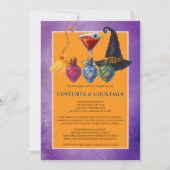 Halloween Costumes and Cocktails Party 招待状 (正面)