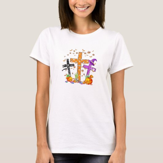 Halloween Crosses God Tシャツ (正面)