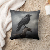 Halloween Crow クッション (ブランケット)