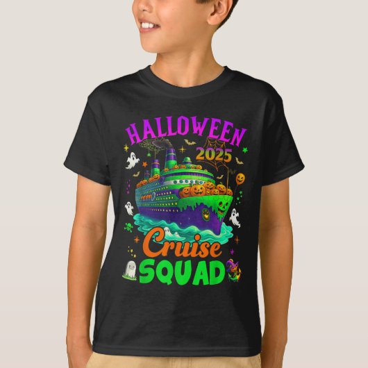 Halloween Cruise Squad 2025 Matching Cruising Crui Tシャツ (正面)