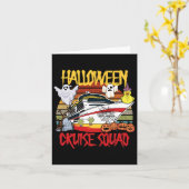 Halloween Cruise Squad Rubber Duck Hunting Ship Bo カード (黄色い花)