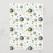 Halloween Crystal Ball Baby Shower Wishes Card 招待状 (裏面)