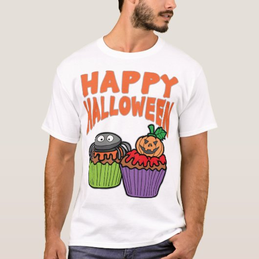 Halloween cupcakes tシャツ (正面)