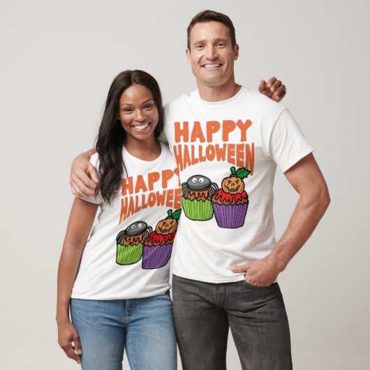 Halloween cupcakes tシャツ (ユニセックス)