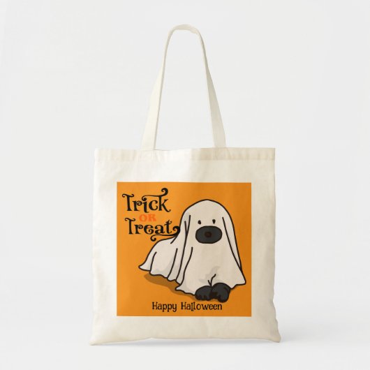 Halloween Custom Whimsical Funny Dog トートバッグ (正面)