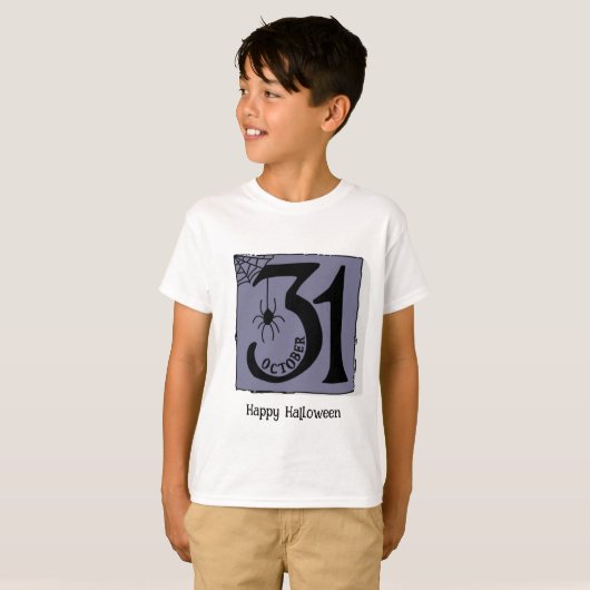 Halloween Custom Whimsical Funny Purple Tシャツ (正面フル)