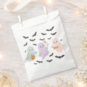 Halloween Customizable Kids Trick-Or-Treat BOO フェイバーバッグ (クリップ留めされた状態)