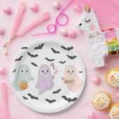 Halloween Customizable Kids Trick-Or-Treat BOO ペーパープレート (パーティー)