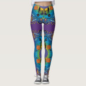 Halloween Cute and Spooky Leggings レギンス (正面)