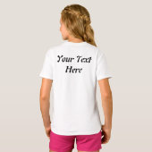 Halloween Cute Kitty Witch and Pumpkin Friend  Tシャツ (裏面フル)