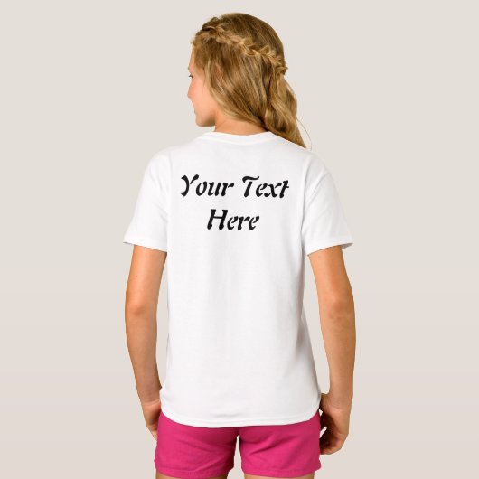 Halloween Cute Kitty Witch and Pumpkin Friend  Tシャツ (裏面フル)