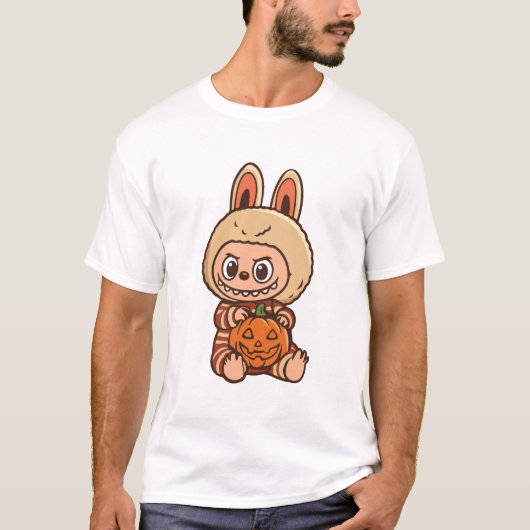 Halloween Cute Labubu Tシャツ (正面)