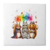 Halloween Cute Squirrels Costume タイル (正面)