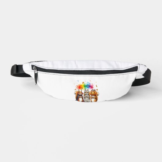 Halloween Cute Squirrels Costume ファニーパック (正面)