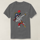 Halloween Dabbing Pirate Skeleton Funny Dab Boys G Tシャツ (デザイン正面)