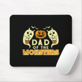Halloween Dad Of Monsters Funny Family Costume Pap マウスパッド (マウス)