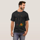 Halloween Dancing Skeleton Fall Halloween Clothes  Tシャツ (正面フル)