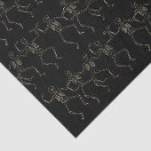 Halloween Dancing Skeleton Pattern 薄葉紙 (詳細)