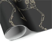 Halloween Dancing Skeletons ラッピングペーパー (ロールコーナー)