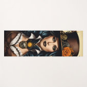 Halloween dans le style steampunk ヨガマット (正面(横))