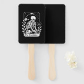 Halloween Dark Gothic Skeleton Overthinker ハンドファン (正面&裏面)