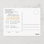 Halloween Dentist Appointment Postcard ポストカード (裏面)