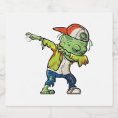 Halloween Design for Baseball Lovers  スパークリングワインラベル (シングルラベル)