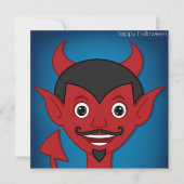 Halloween Devil 招待状 (正面)