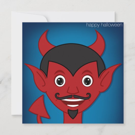 Halloween Devil 招待状 (正面)