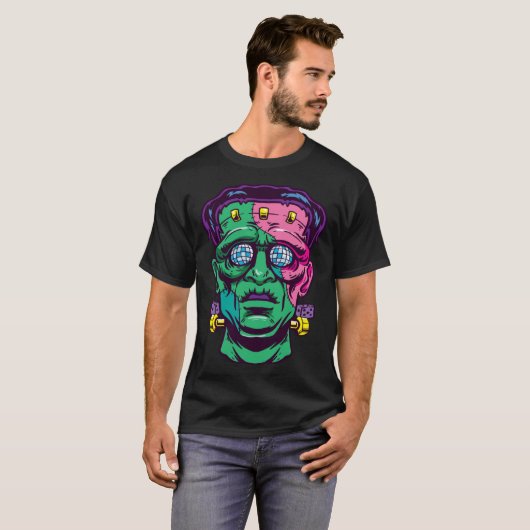 Halloween Disco Zombie Tシャツ (正面フル)