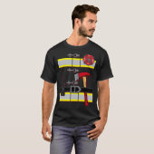 Halloween DIY Firefighter Uniform Costume Tシャツ (正面フル)