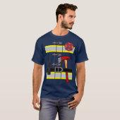 Halloween DIY Firefighter Uniform Costume Tシャツ (正面フル)