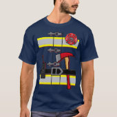 Halloween DIY Firefighter Uniform Costume Tシャツ (正面)