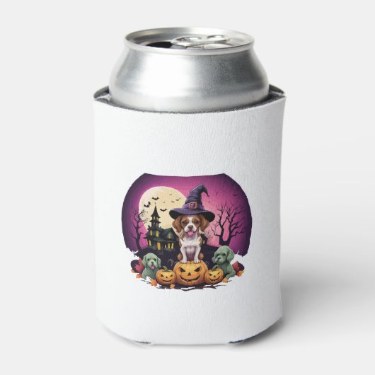 Halloween Dog Fall Lovers 缶クーラー (缶正面)