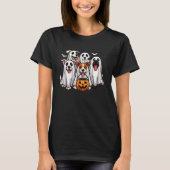 Halloween Dogs With Pumpkin Tシャツ (正面)
