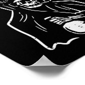 Halloween Dont Fear Reefer Grim Reaper Funny Costu ポスター (角)