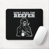 Halloween Dont Fear Reefer Grim Reaper Funny Costu マウスパッド (マウス)