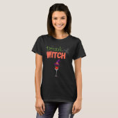Halloween Drunk Witch Tシャツ (正面フル)