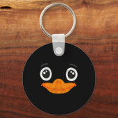 Halloween Duck Face Costume Animals Cute Easy Duck キーホルダー (正面)