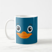 Halloween Duck Face Costume Animals Cute Easy Duck コーヒーマグカップ (左)