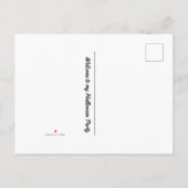 Halloween Einladung インビテーションポストカード (裏面)